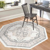 Beverly Grove Collection Area Rug -  Fairfax (Ivory) Octagon Ivory  lifestyle 49