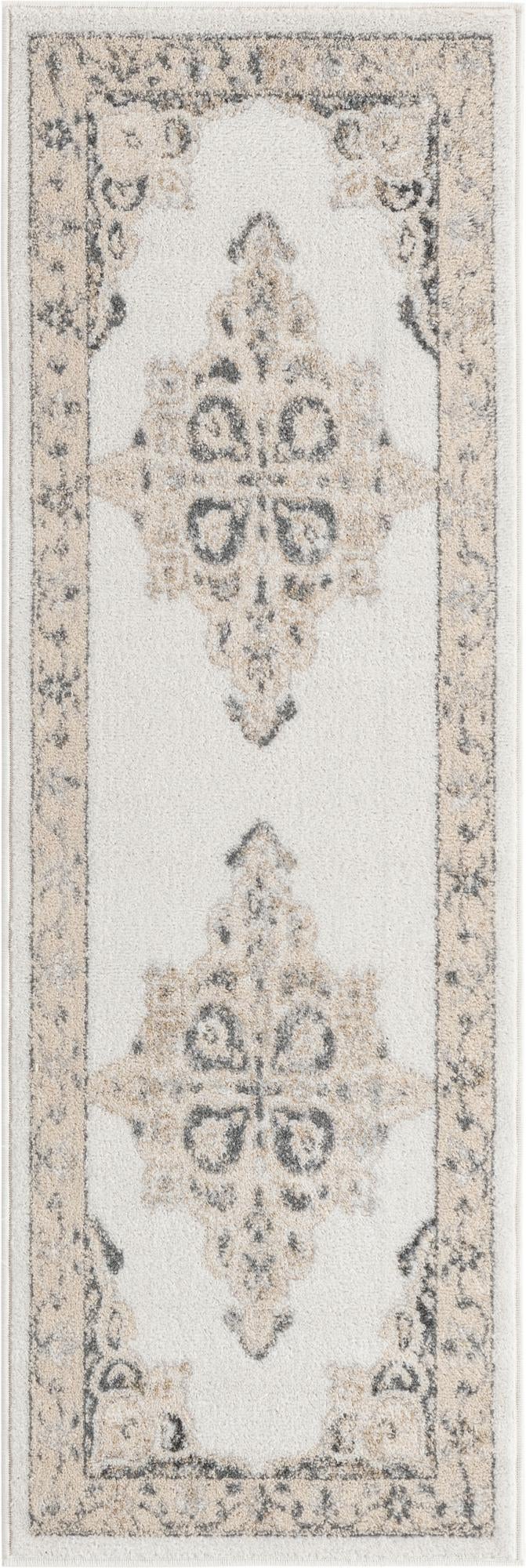 Beverly Grove Collection Area Rug -  Fairfax (Ivory) Runner Ivory  lifestyle 13
