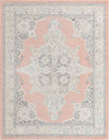 Beverly Grove Collection Area Rug -  Fairfax (Rose) Rectangle Rose  lifestyle 2