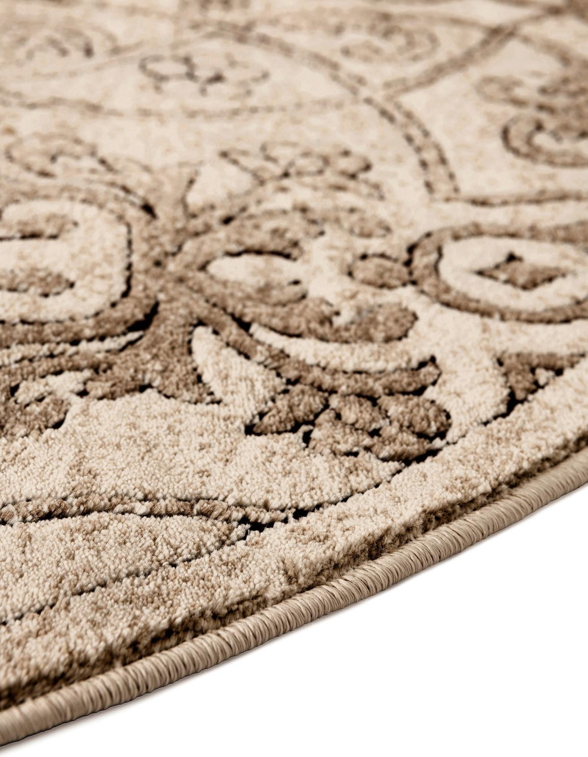 Andes Summit Collection Area Rug -  Merida Oval Dark Beige  lifestyle 44