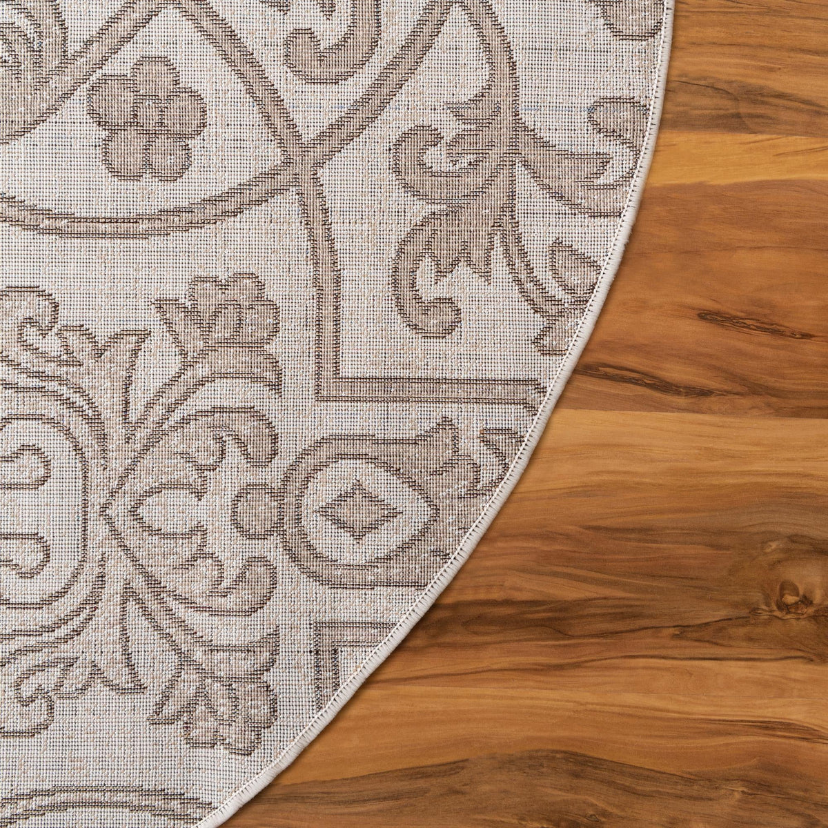 Andes Summit Collection Area Rug -  Merida Oval Dark Beige  lifestyle 47