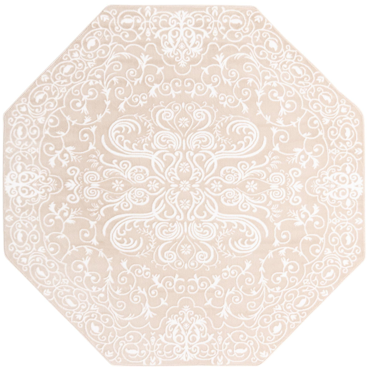 Andes Summit Collection Area Rug -  Lanín Octagon Beige  lifestyle 23