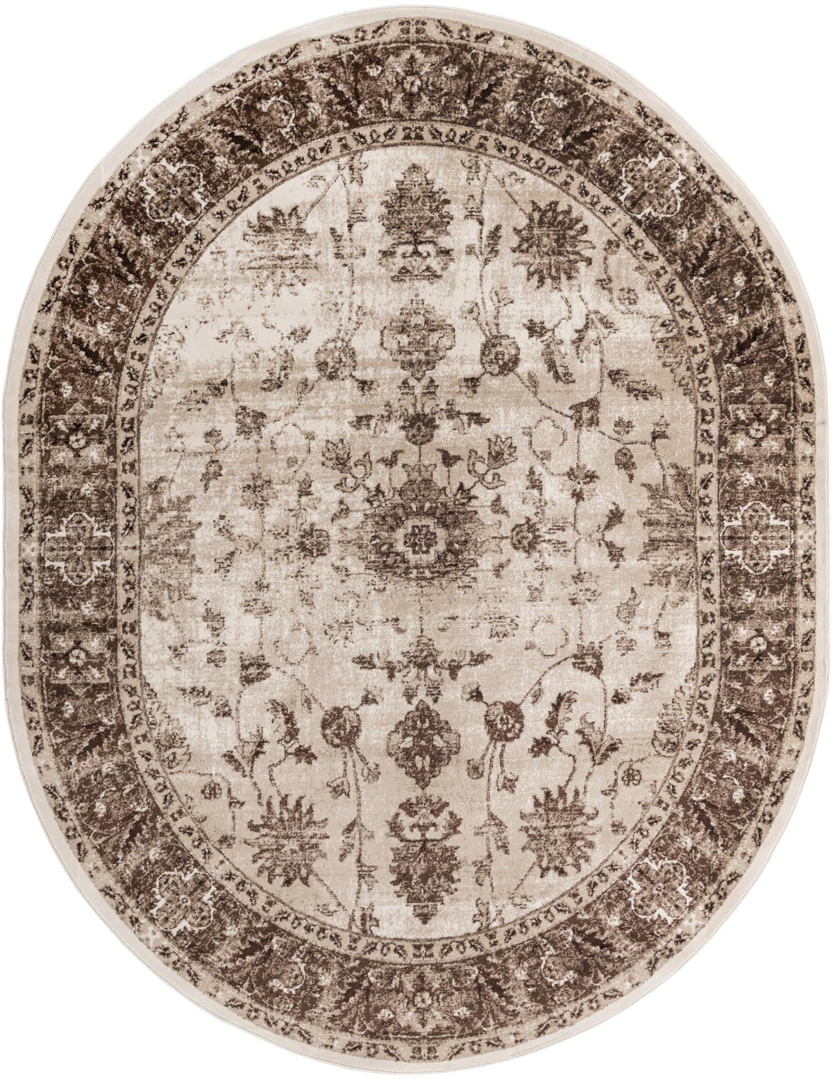 Andes Summit Collection Area Rug -  Aconcagua Oval Cream  lifestyle 14