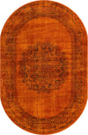 Ankara Elegance Collection Area Rug -  Mardin (Terracotta) Oval Terracotta  lifestyle 8