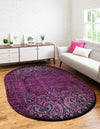 Ankara Elegance Collection Area Rug - Cappadocia Oval Lilac  lifestyle 23