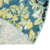 Ankara Elegance Collection Area Rug -  Pamukkale Round Blue  lifestyle 48