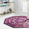 Ankara Elegance Collection Area Rug -  Konya (Lilac) Octagon Lilac  lifestyle 80