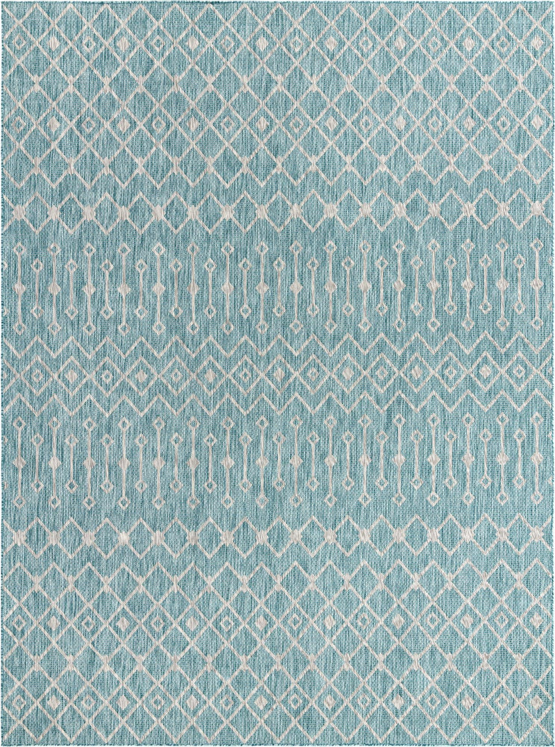 Savannah Pergola Collection Area Rug -  Pergola (Aqua) Rectangle Aqua  lifestyle 2