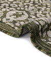 Terrace Fringe Collection Area Rug -  Lanai Octagon Green  lifestyle 145