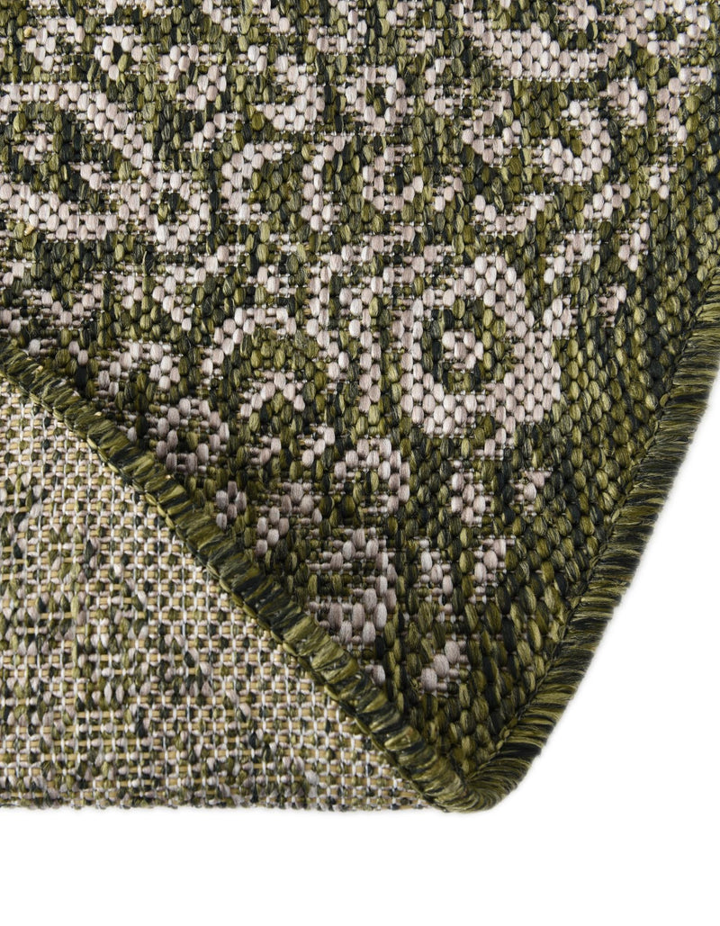 Patio Perimeter Collection Area Rug -  Lanai Oval Green  lifestyle 11
