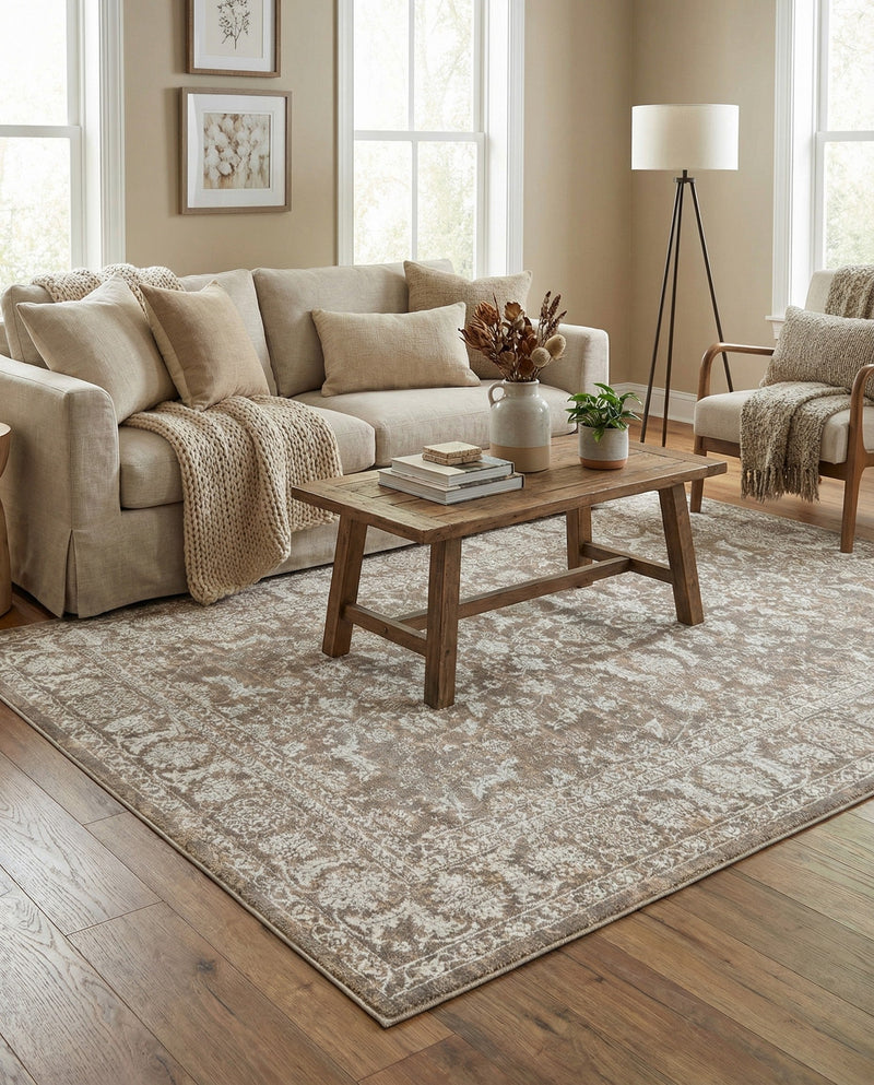 Metro Heights Collection Area Rug -  Astoria Rectangle Gray  lifestyle 30