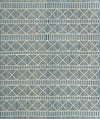 Seaside Lattice Collection Area Rug -  Glade Rectangle Blue Main