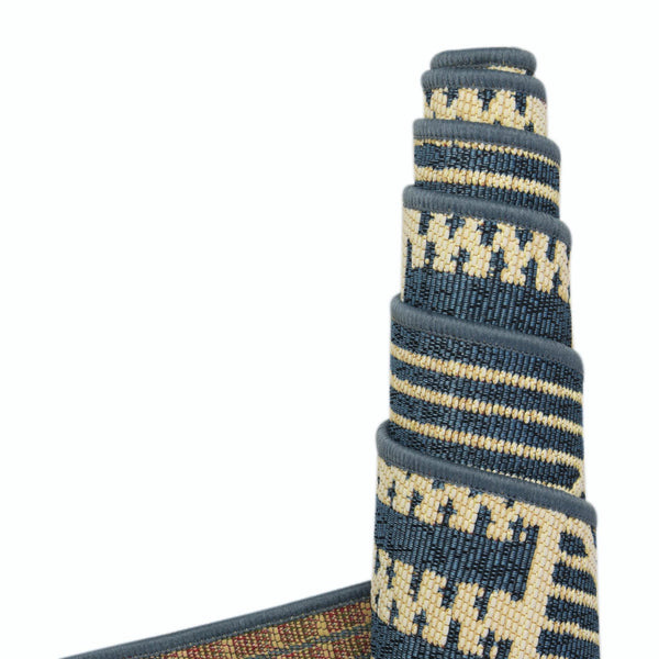 Seaside Lattice Collection Area Rug -  Glade Rectangle Blue  lifestyle 65