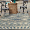 Seaside Lattice Collection Area Rug -  Glade Rectangle Blue  lifestyle 79