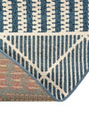 Seaside Lattice Collection Area Rug -  Glade Round Blue  lifestyle 184