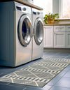 Seaside Lattice Collection Area Rug -  Glade Runner Blue  lifestyle 130