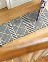 Seaside Lattice Collection Area Rug -  Glade Runner Blue  lifestyle 146