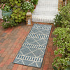 Seaside Lattice Collection Area Rug -  Glade Runner Blue  lifestyle 190