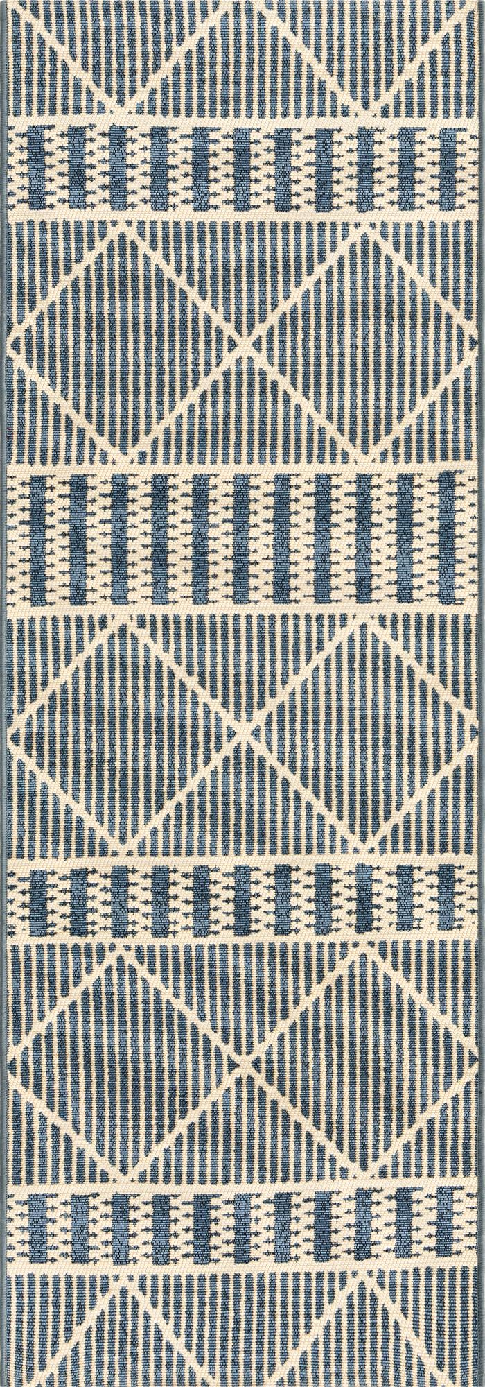 Savannah Pergola Collection Area Rug -  Glade Runner Blue  lifestyle 129