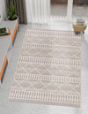 Seaside Lattice Collection Area Rug -  Glade Rectangle Gray  lifestyle 15