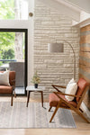 Seaside Lattice Collection Area Rug -  Glade Rectangle Gray  lifestyle 39