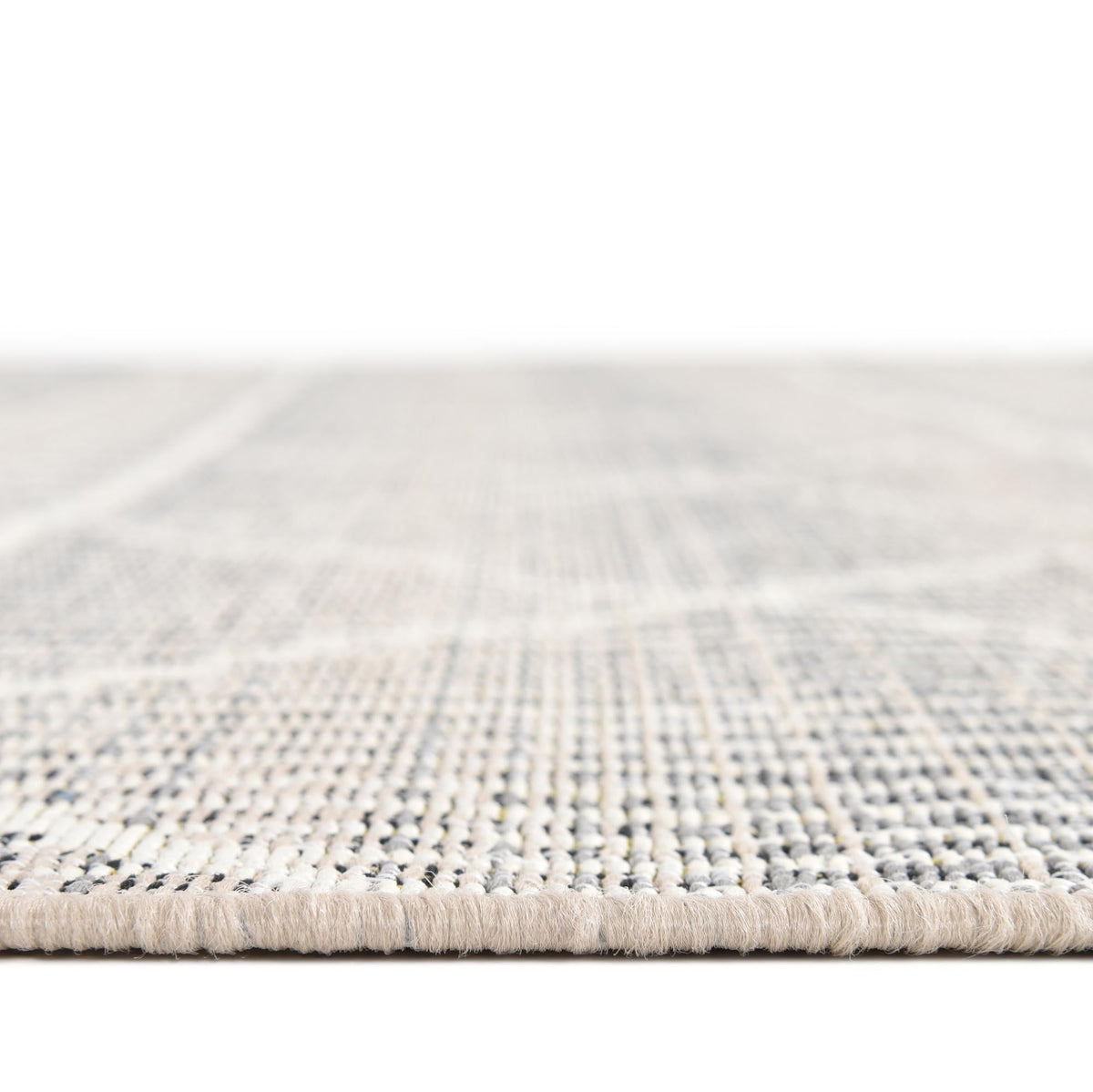 Seaside Lattice Collection Area Rug -  Glade Rectangle Gray  lifestyle 43