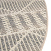Seaside Lattice Collection Area Rug -  Glade Round Gray  lifestyle 173