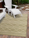 Seaside Lattice Collection Area Rug -  Glade Rectangle Green  lifestyle 29