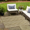 Seaside Lattice Collection Area Rug -  Glade Square Green  lifestyle 196