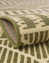 Seaside Lattice Collection Area Rug -  Glade Round Green  lifestyle 172