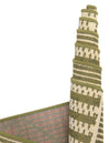 Seaside Lattice Collection Area Rug -  Glade Round Green  lifestyle 184
