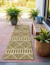 Seaside Lattice Collection Area Rug -  Glade Runner Green  lifestyle 144