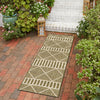 Seaside Lattice Collection Area Rug -  Glade Runner Green  lifestyle 198