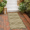 Seaside Lattice Collection Area Rug -  Glade Runner Green  lifestyle 209
