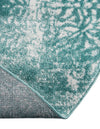 Riviera Elegance Collection Area Rug -  Monaco (Turquoise) Oval Turquoise  lifestyle 51