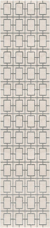 Hollywood Luxe Collection Area Rug -  Beverly (White Silver) Runner White Silver  lifestyle 38