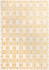 Hollywood Luxe Collection Area Rug -  Beverly (White Gold) Rectangle White Gold  lifestyle 2