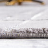 Hollywood Luxe Collection Area Rug -  Beverly (Gray Silver) Square Gray Silver  lifestyle 36