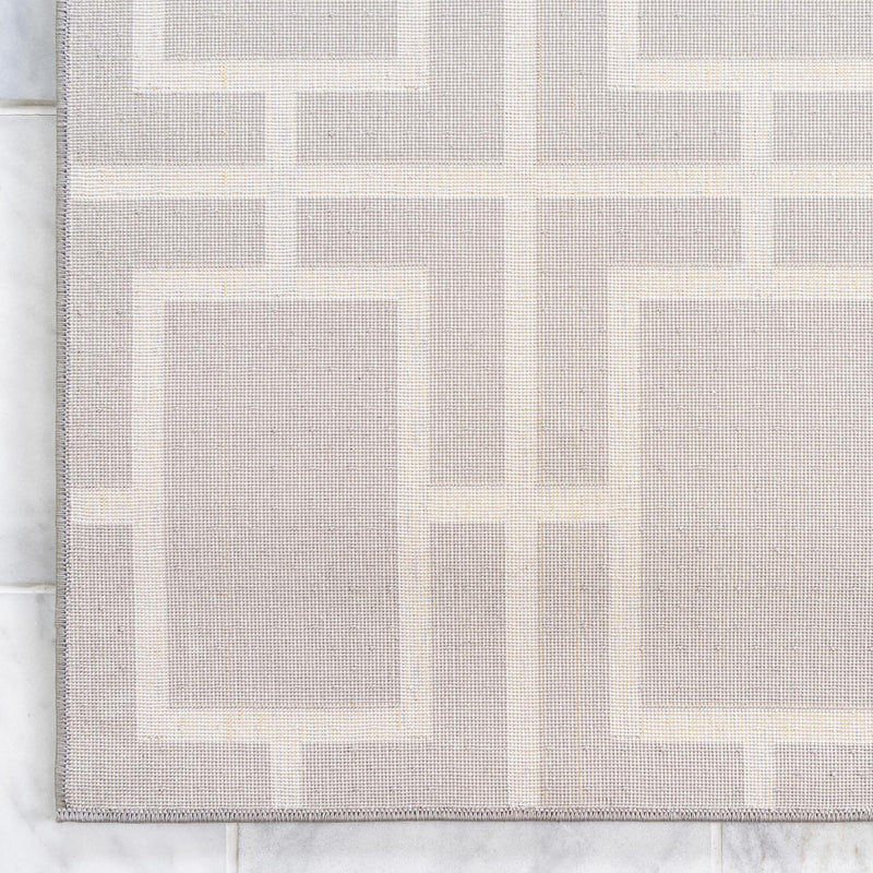 Hollywood Luxe Collection Area Rug -  Beverly (Gray Silver) Square Gray Silver  lifestyle 41