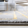 Hollywood Luxe Collection Area Rug -  Beverly (Gray Gold) Round Gray Gold  lifestyle 38
