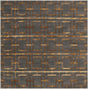 Hollywood Luxe Collection Area Rug -  Beverly (Gray Gold) Square Gray Gold  lifestyle 16