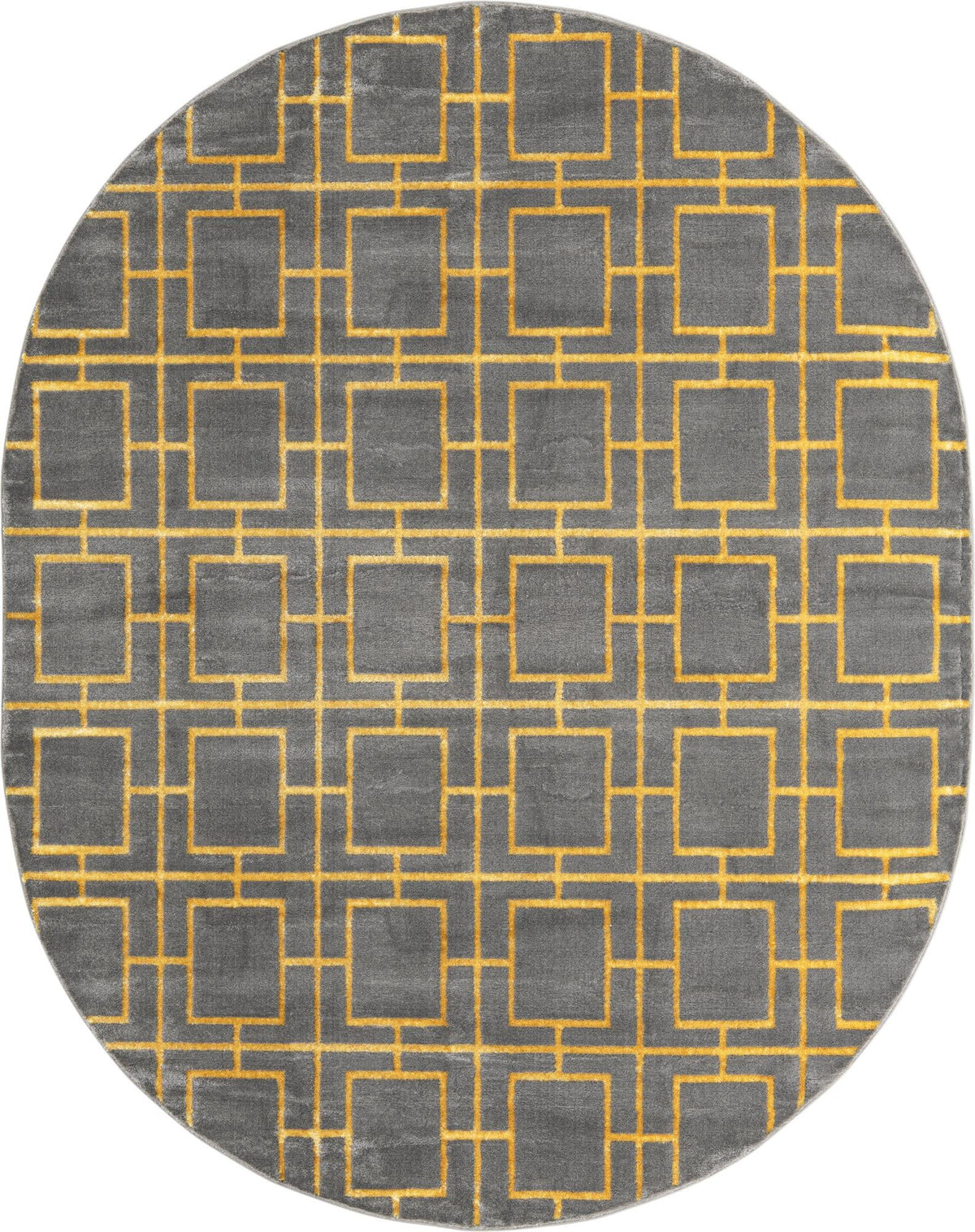 Hollywood Luxe Collection Area Rug -  Beverly Oval Gray and Gold  lifestyle 49