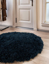 Majestic Manor Collection Area Rug - Versailles (Aegean Blue) Round Aegean Blue  lifestyle 22