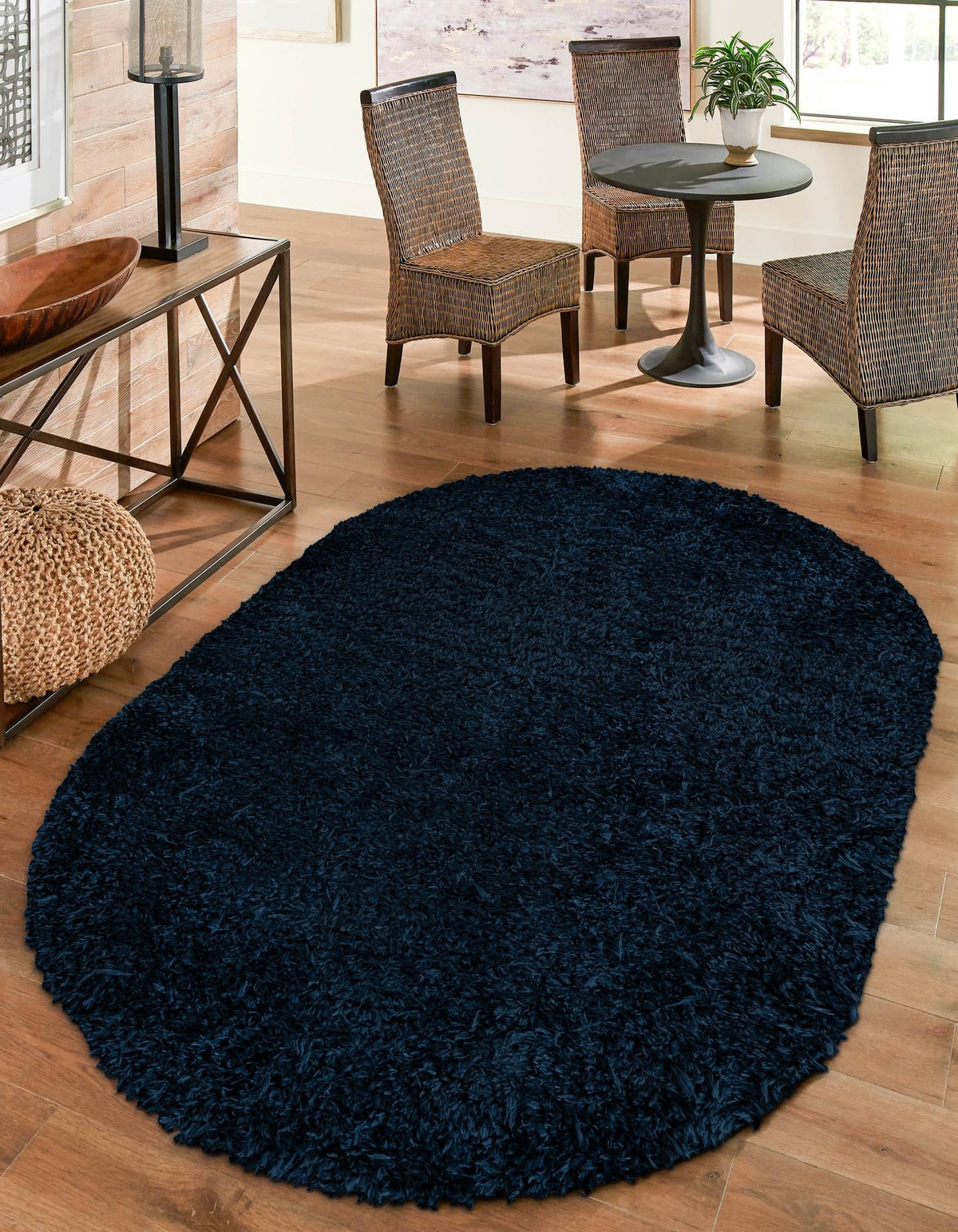 Majestic Manor Collection Area Rug - Versailles (Aegean Blue) Oval Aegean Blue  lifestyle 20
