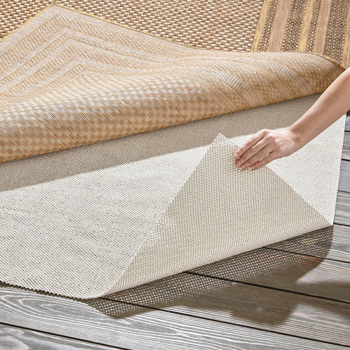 EcoHaven Rugs Collection Area Rug - Verde Square   lifestyle 10