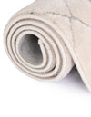 Hollywood Luxe Collection Area Rug - Sunset (White Silver) Rectangle White Silver  lifestyle 19