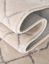Hollywood Luxe Collection Area Rug - Sunset (White Silver) Rectangle White Silver  lifestyle 21