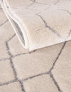 Hollywood Luxe Collection Area Rug - Sunset (White Silver) Rectangle White Silver  lifestyle 25