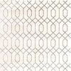 Hollywood Luxe Collection Area Rug - Sunset (White Silver) Square White Silver  lifestyle 26