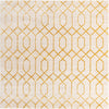 Hollywood Luxe Collection Area Rug - Sunset (White Gold) Square White Gold  lifestyle 18